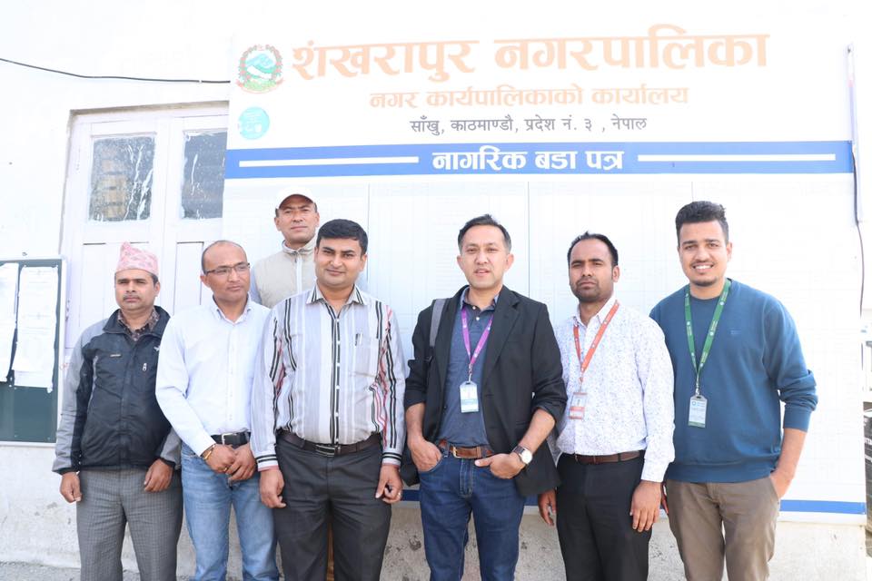 Team DLC at Shankharapur Municipality